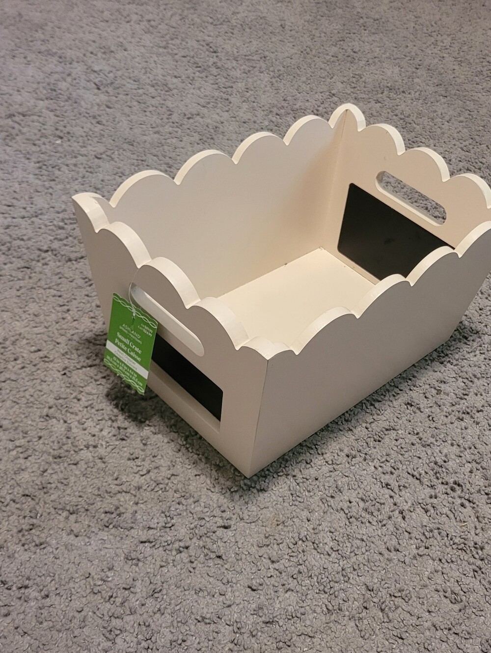 Ashland Cream Scalloped Edge Vanity Storage Tray